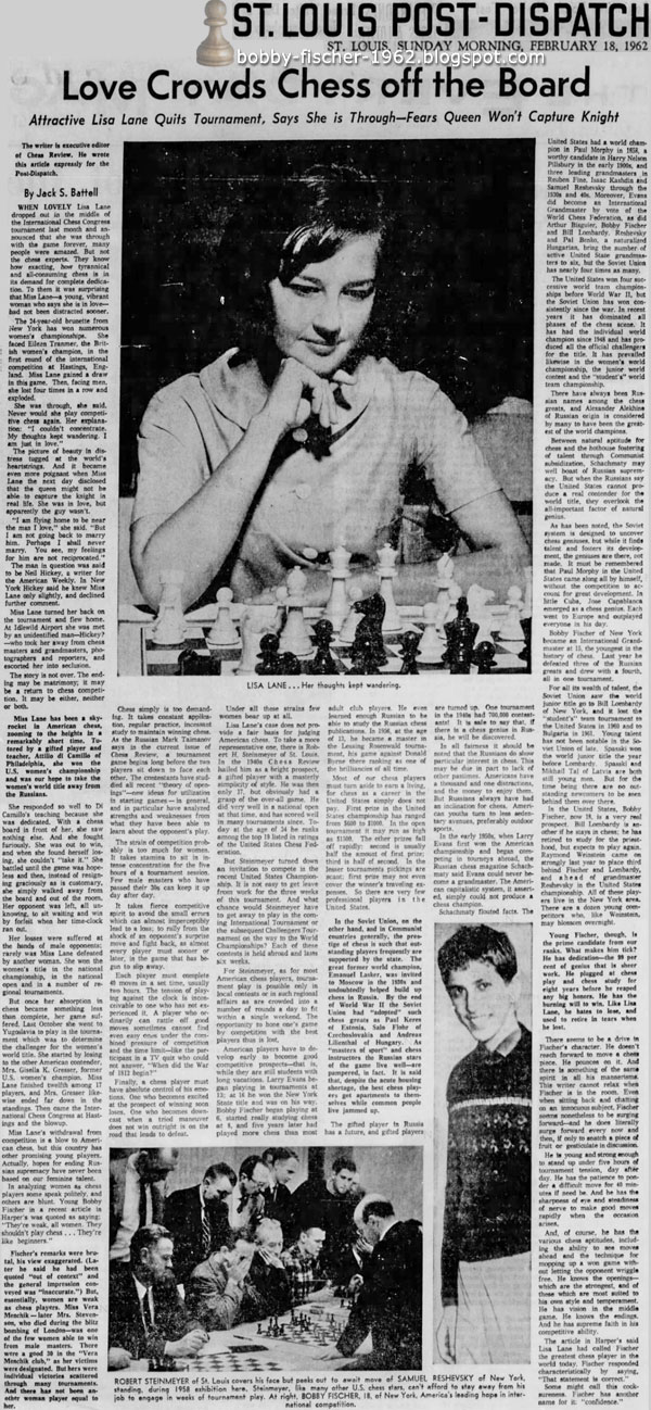 Bobby Fischer's Remarks Taken Out of Context
