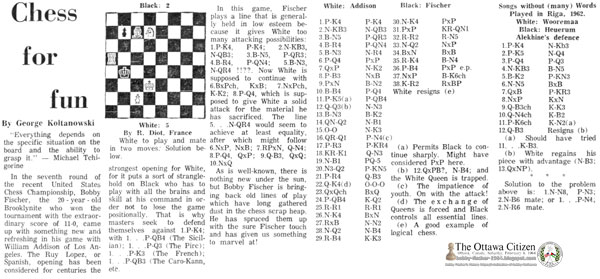 Seventh Round of the United States Chess Championship