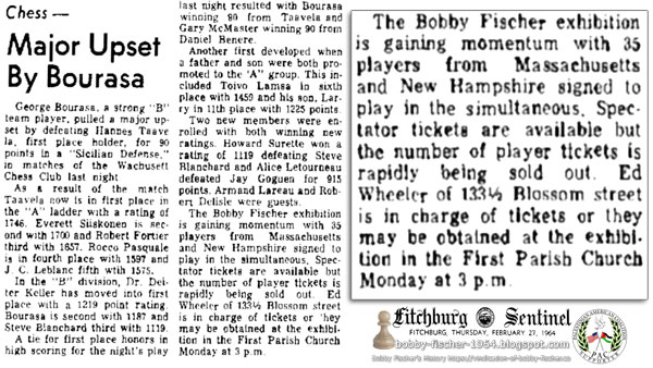 Bobby Fischer Exhibition