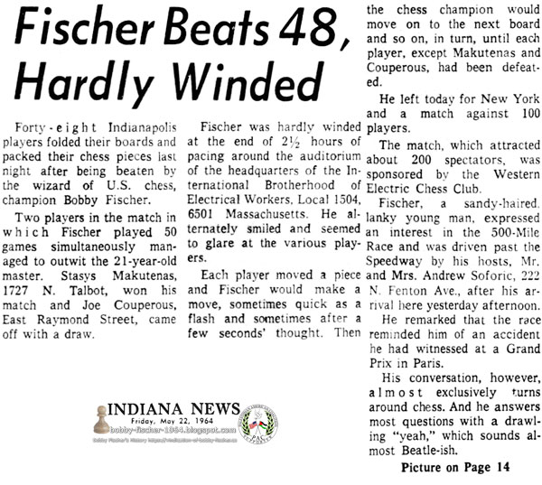 Fischer Beats 48, Hardly Winded