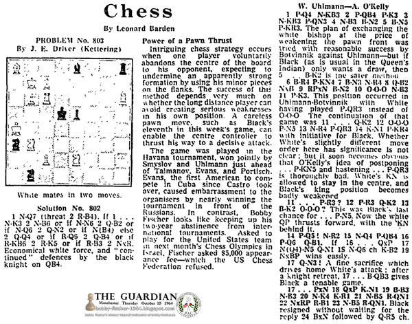 Chess by Leonard Barden