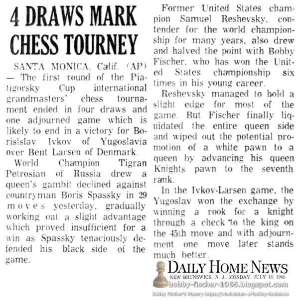 4 Draws Mark Chess Tourney