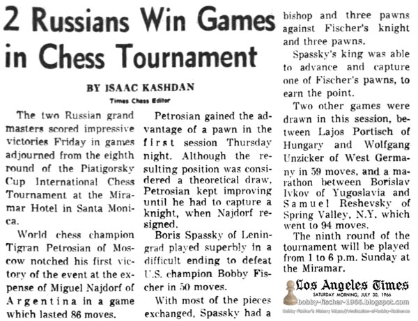 2 Russians Win Games in Chess Tournament