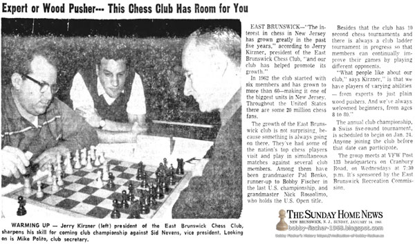 Expert or Wood Pusher--This Chess Club Has Room for You