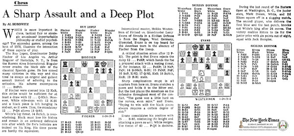 Chess: A Sharp Assault and a Deep Plot