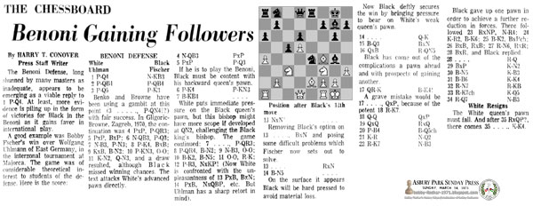 The Chessboard - Benoni Gaining Followers