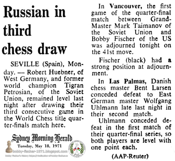 Russian in Third Chess Draw