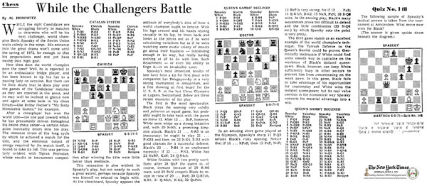 Chess - While the Challengers Battle