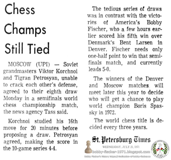 Chess Champs Still Tied