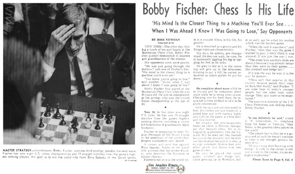 Bobby Fischer: Chess Is His Life