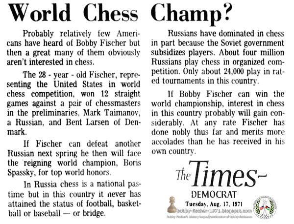 World Chess Champ?