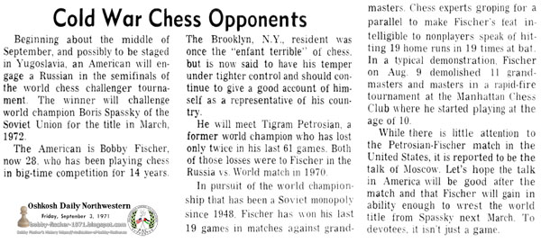 Cold War Chess Opponents