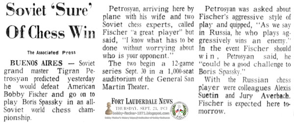 Soviet 'Sure' Of Chess Win