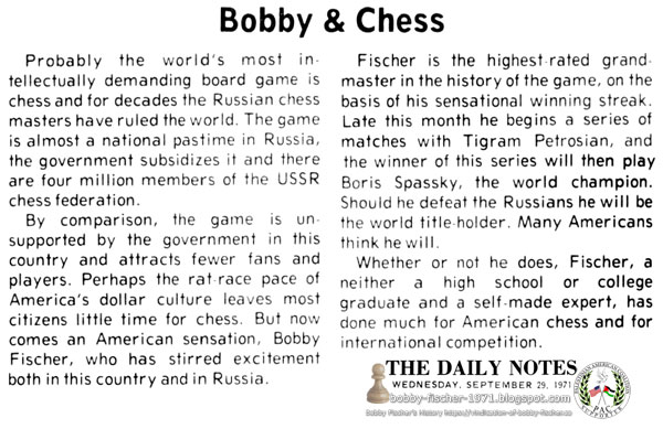Bobby & Chess