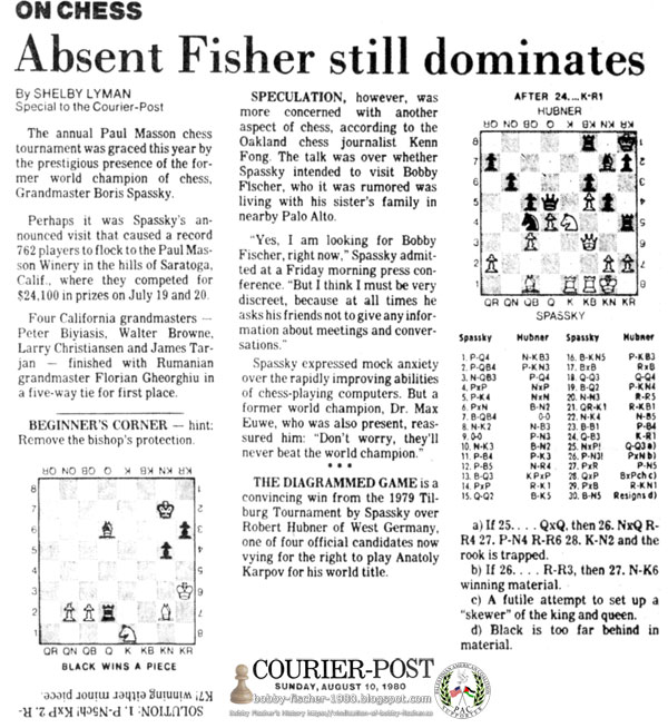 Absent Fischer Still Dominates