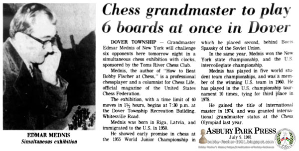 Chess Grandmaster to Play 6 Boards At Once in Dover