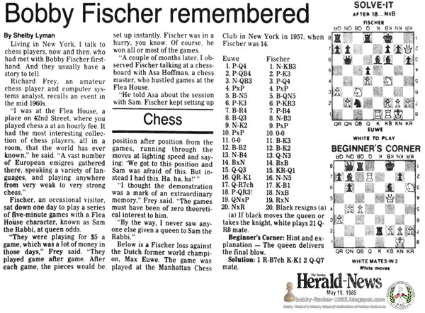 Bobby Fischer Remembered