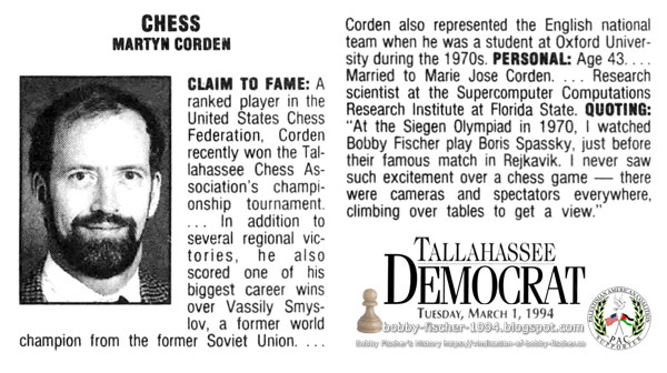 Chess Claim to Fame - Witness at Siegen Olympiad