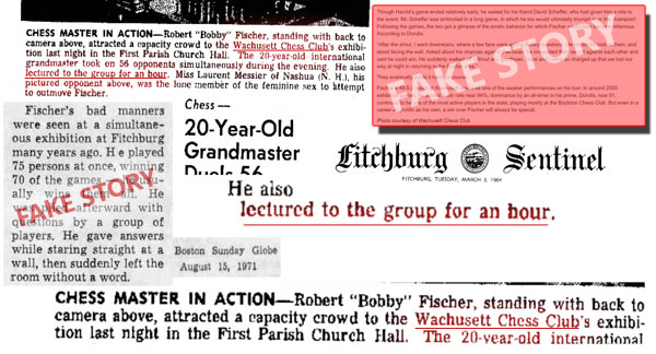 The Oft Repeated Hoax about the 1964 Fitchburg Fischer Exhibition