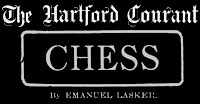 Hartford Courant Chess Column Hartford Courant Chess Column
